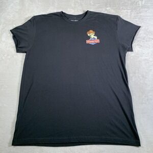 Full Send Shirt Mens 2XL Black Happy Dad Hard Seltzer Graphic Tee Printed‎ USA